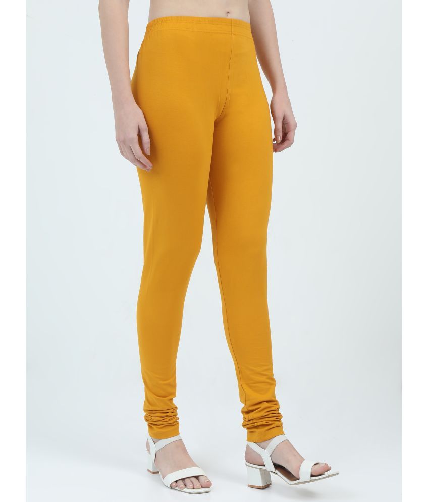     			RUNSTARS Pack of 1 Lycra Women's Leggings ( Mustard )