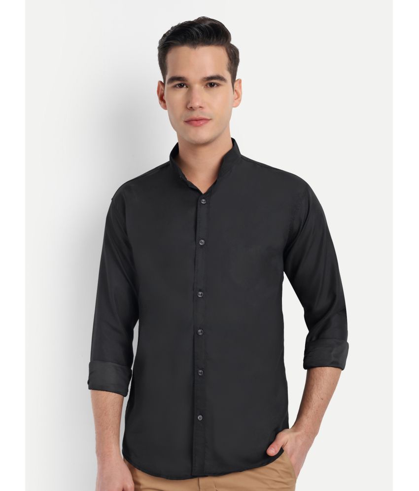     			S-LINE Cotton Slim Fit Full Sleeves Men's Formal Shirt - Black ( Pack of 1 )