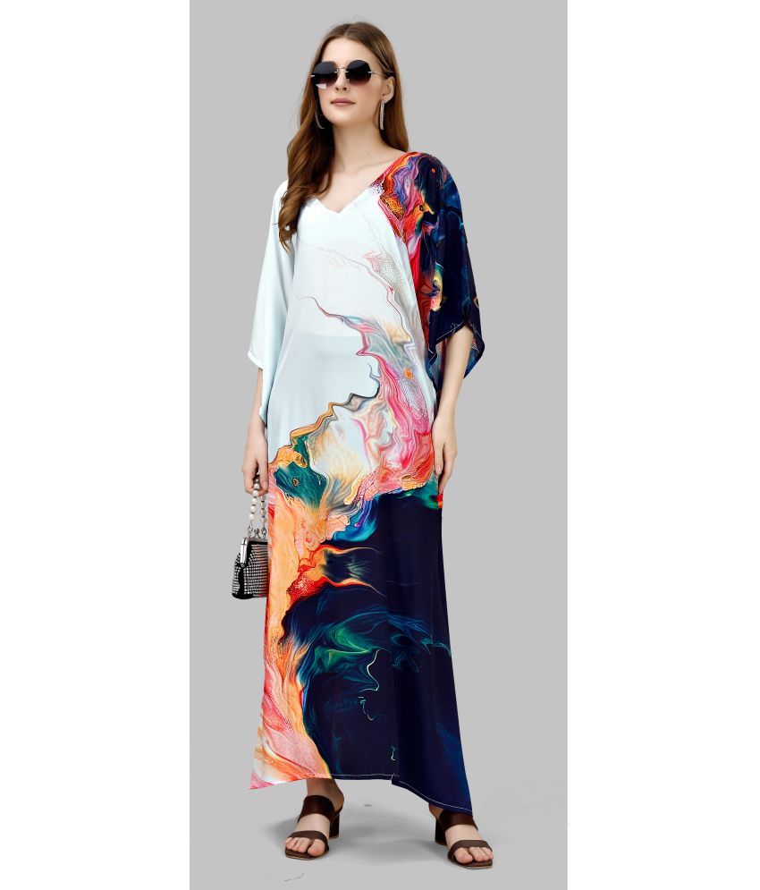     			SILK SUTRA Multicolor Rayon Women's Kaftan ( Pack of 1 )