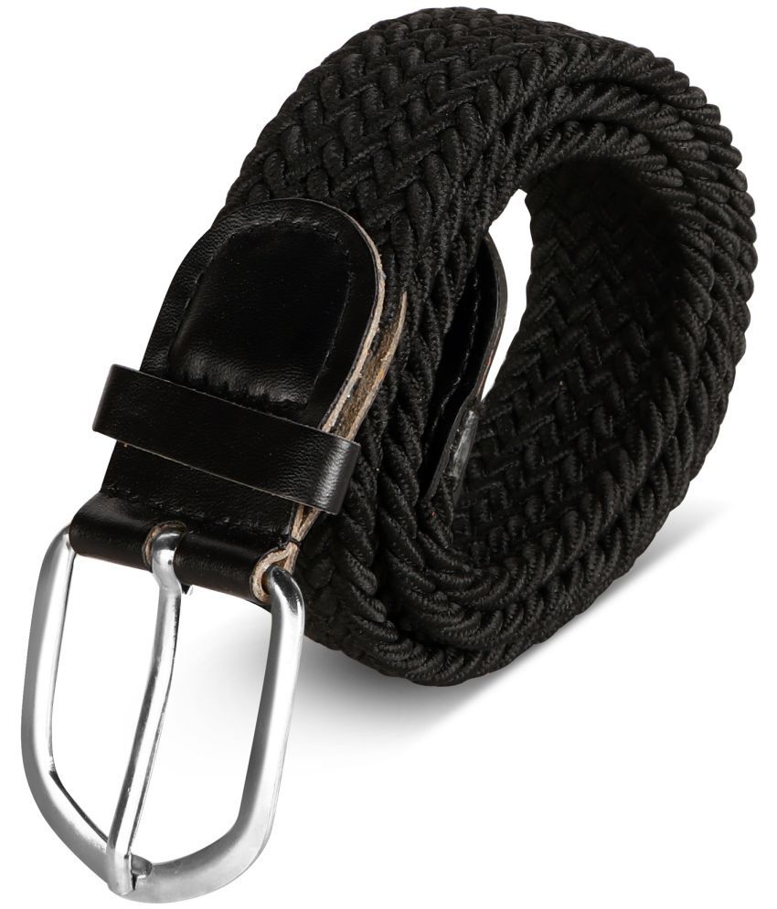     			howdy - Black Nylon Men's Formal Belt ( Pack of 1 )