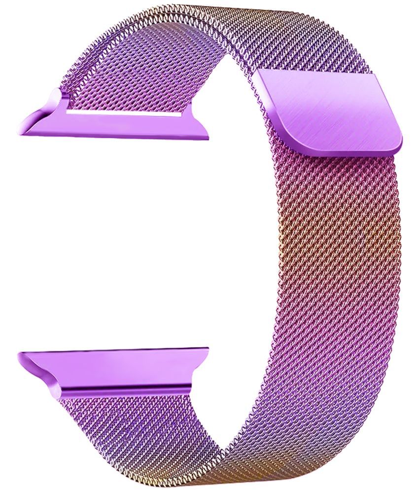     			ACM Watch Strap Slide Magnetic Loop compatible with Fire-Boltt Ring Pro Bsw029 Smartwatch Luxury Metal Chain Band Colorful