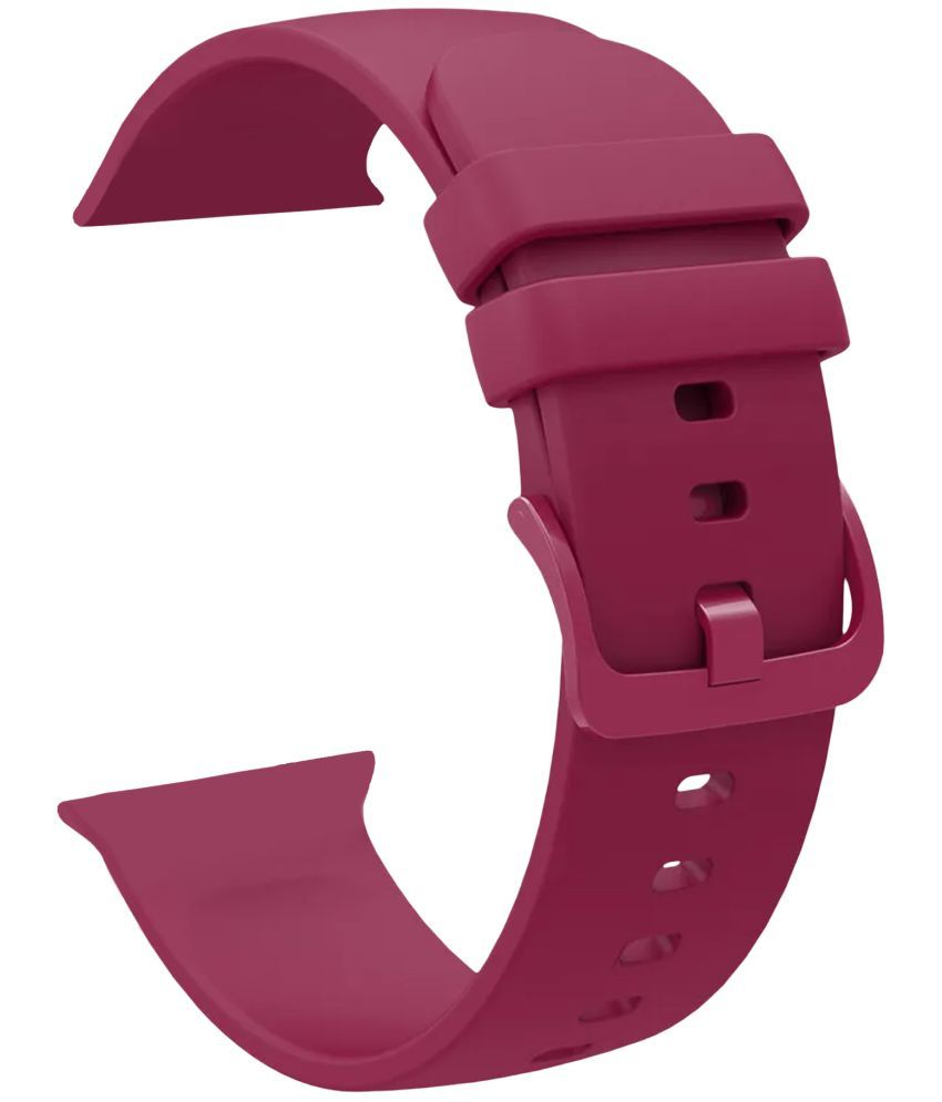     			ACM Watch Strap Slide Silicone Belt compatible with Fire-Boltt Gladiator Pro Bsw208 Smartwatch Color Hook Band Purple