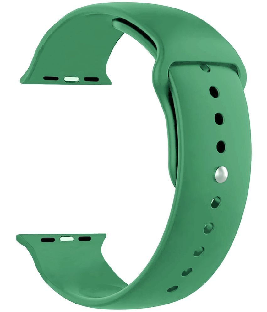     			ACM Watch Strap Slide Silicone Belt compatible with Fire-Boltt Call Bsw014 Smartwatch Sports Band Green