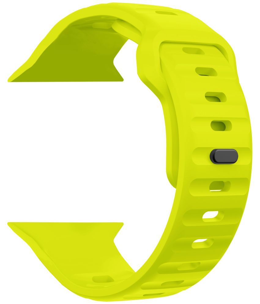     			ACM Watch Strap Slide Sports Silicone Belt compatible with Punnkfunnk Present Watch 8 Smartwatch Breatheable Band Fluorescent Green