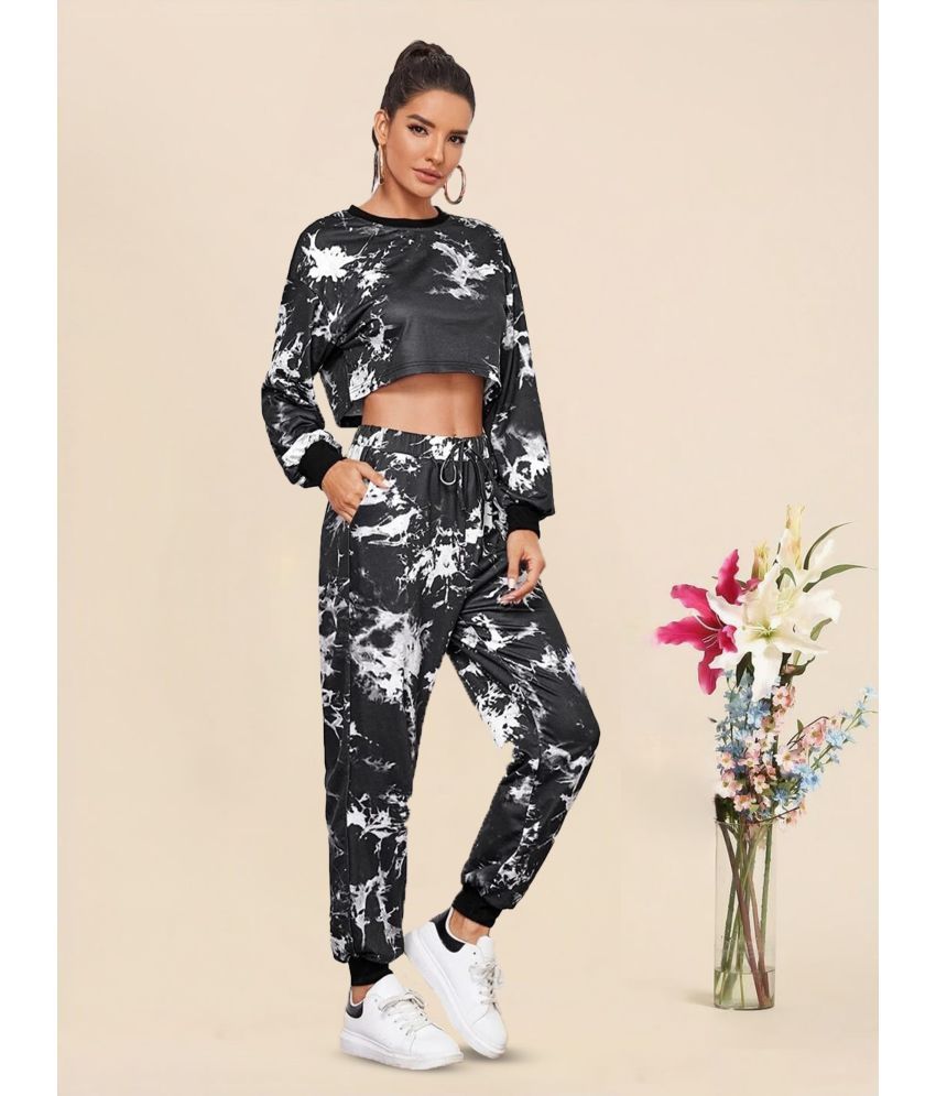     			DTR FASHION Multi Color Cotton Blend Printed Tracksuit - Pack of 1