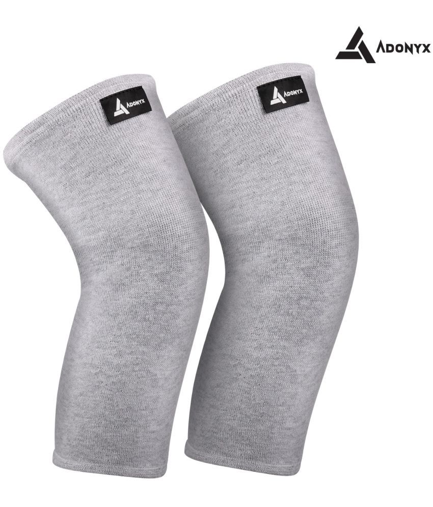     			ADONYX Off White Knee Support ( Pack of 1 )