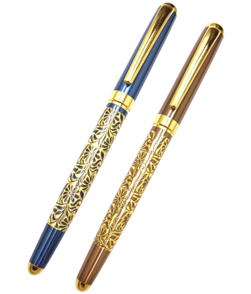     			Auteur Blue Roller Ball Pen ( Pack of 2 )