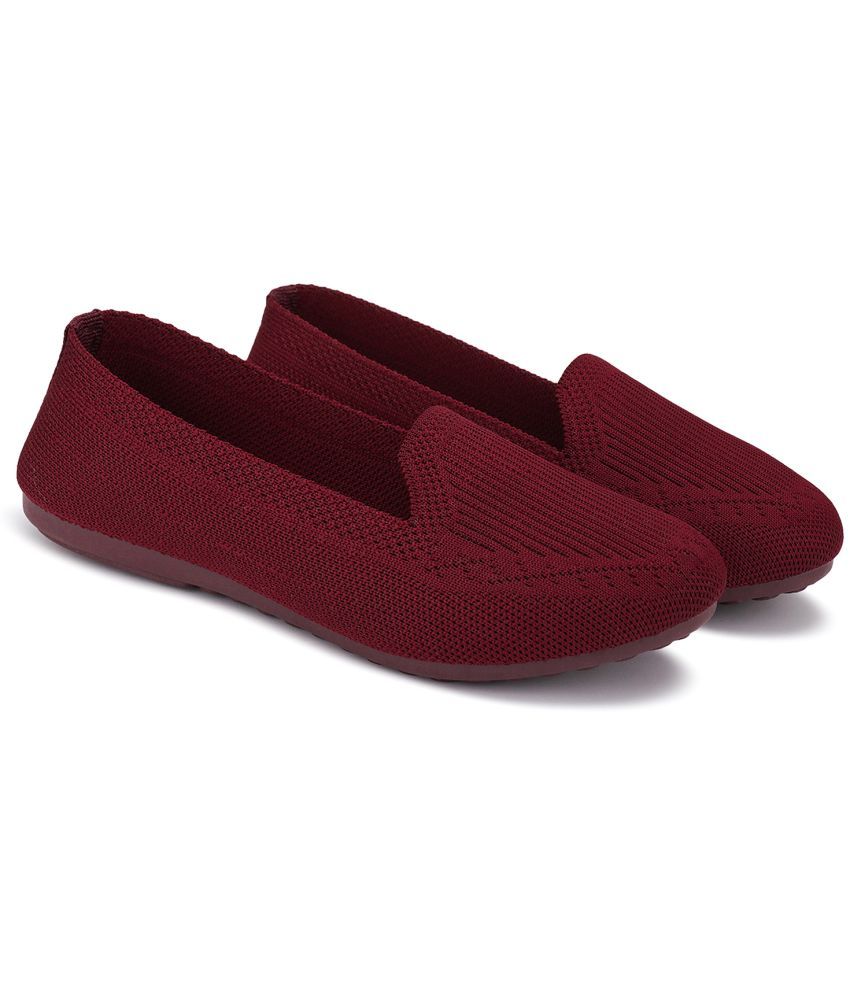     			Bersache Maroon Women's Slip On