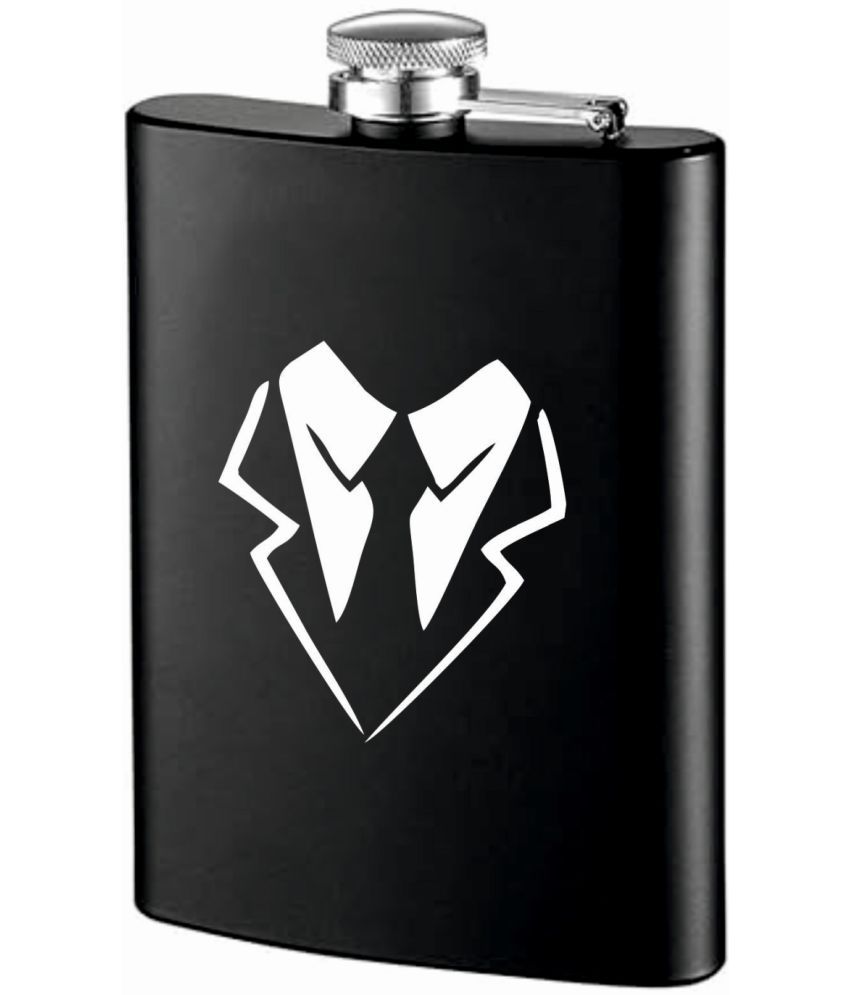     			KKCROSI Silver Hip Flask