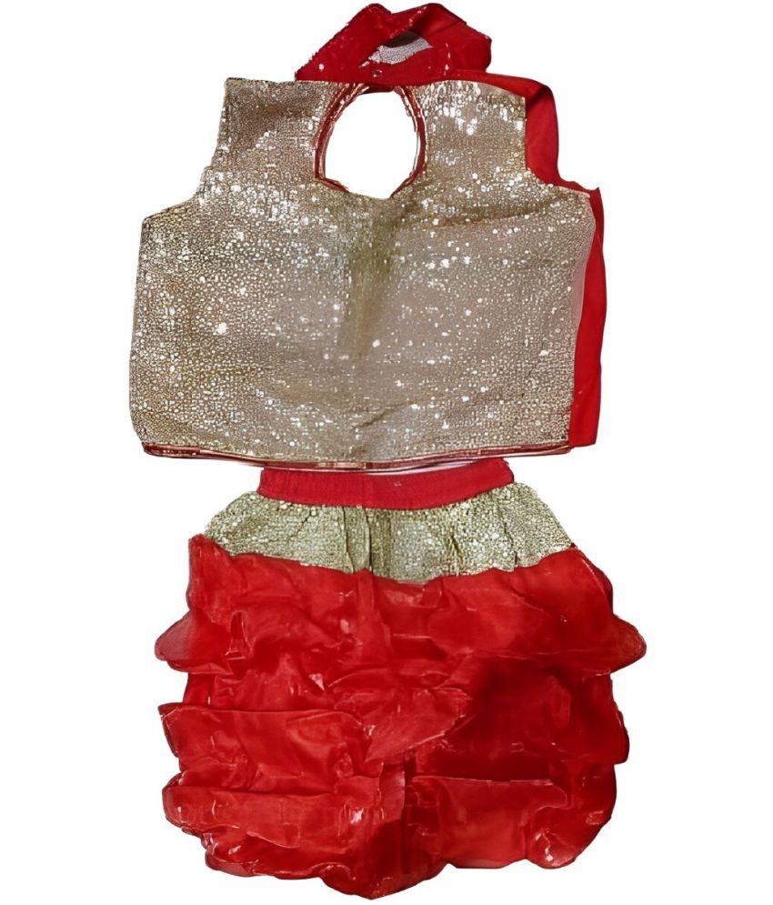     			Kkalakriti Dance Costume for kids Red