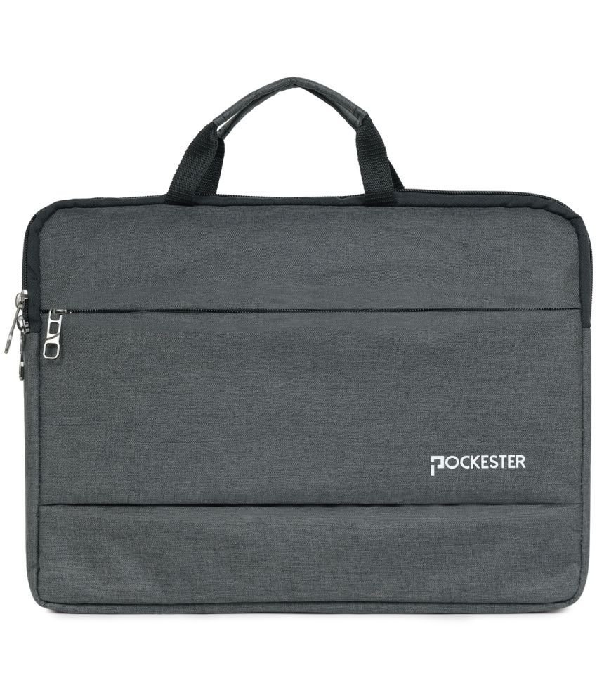     			Pockester Dark Grey Laptop Sleeves