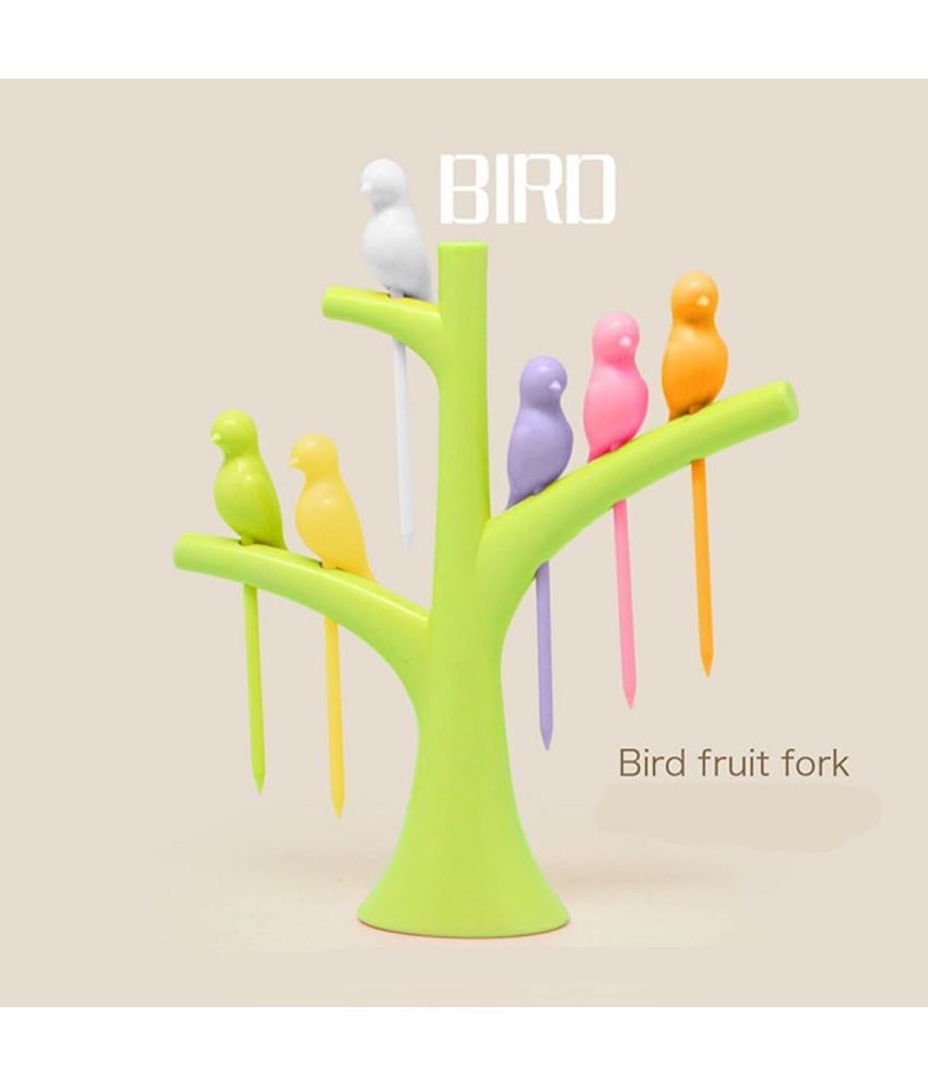     			VillWin Fruit Fork PET Toothpick Holder 1 Pcs