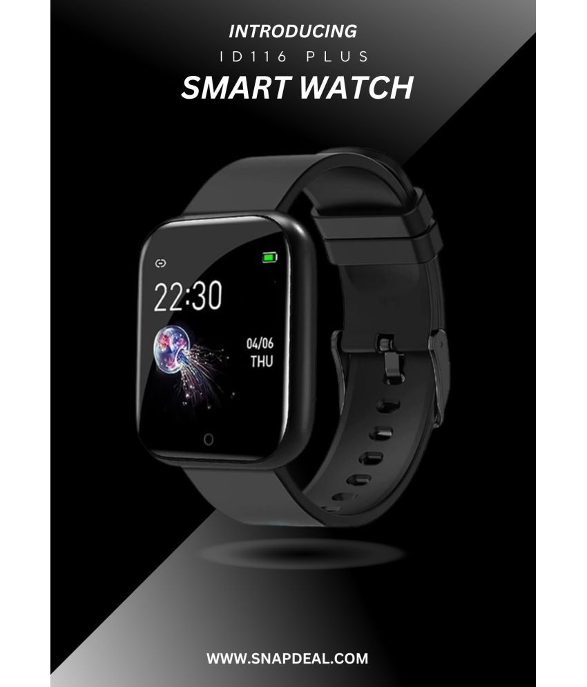     			cadnut OLED BT Calling Smart Watch with Strap Upto 24 hours Backup ( Black )