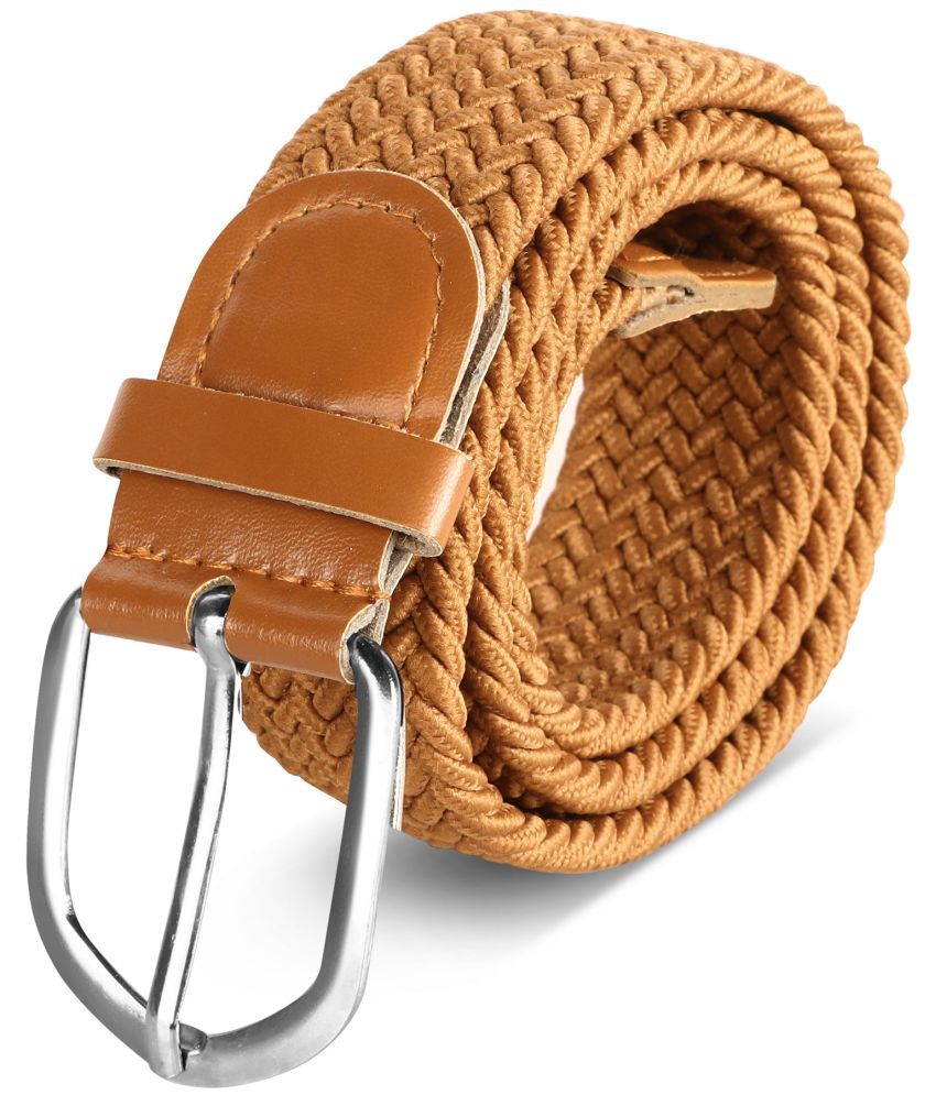     			howdy - Khaki Nylon Men's Casual Belt ( Pack of 1 )