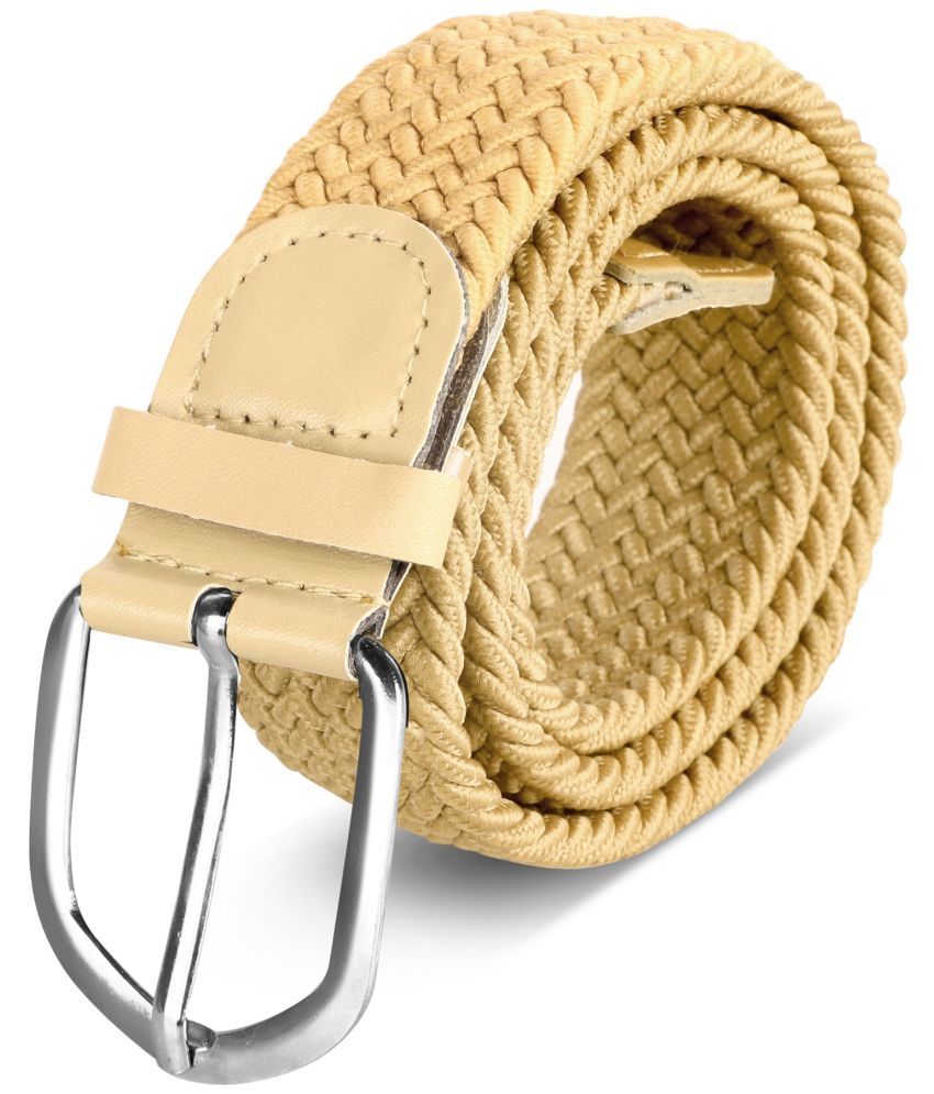     			howdy - Khaki Nylon Men's Casual Belt ( Pack of 1 )