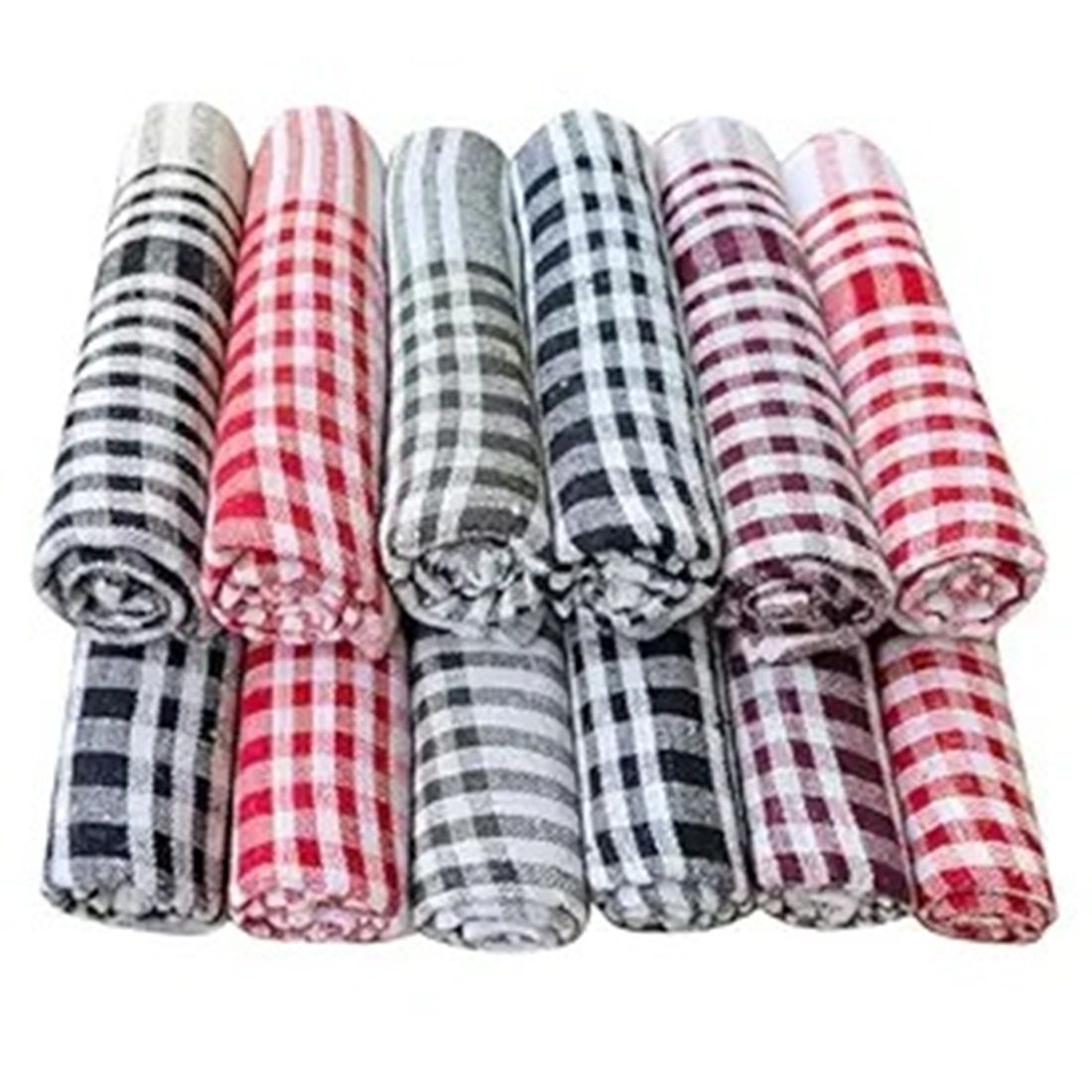     			kaseera Cotton Kitchen Towel ( Pack of 12 )