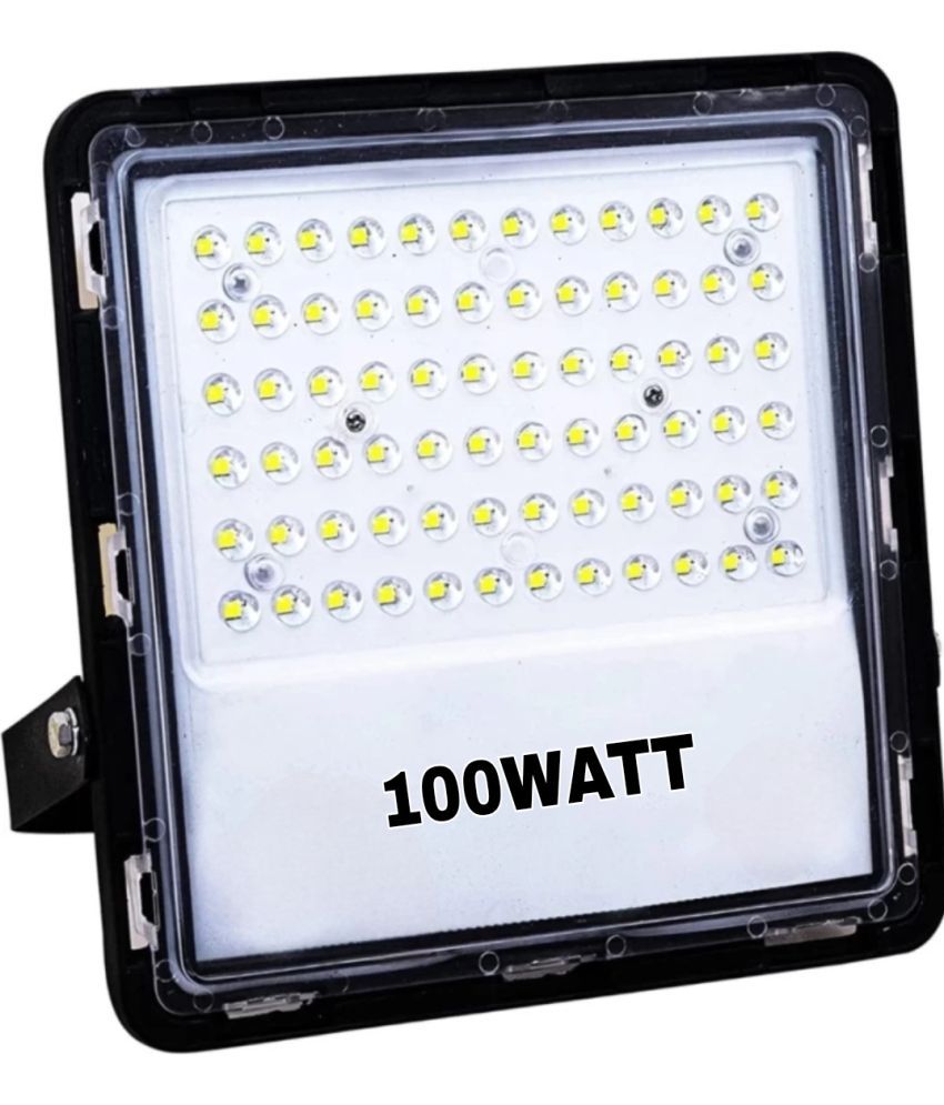     			100 Watt Outdoor Waterproof LED Flood Light | Wide Angle Beam| (Cool Day Light 6500K) - Pack of 1