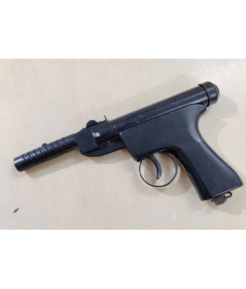     			Black Metal Air gun Pistol 200 Pellets Free and Cover Free