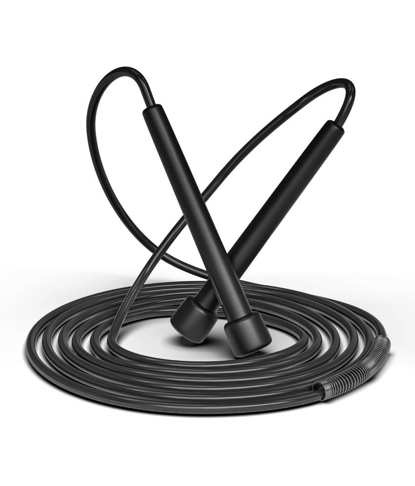     			Shopeleven Black Skipping Rope ( Pack of 1 )