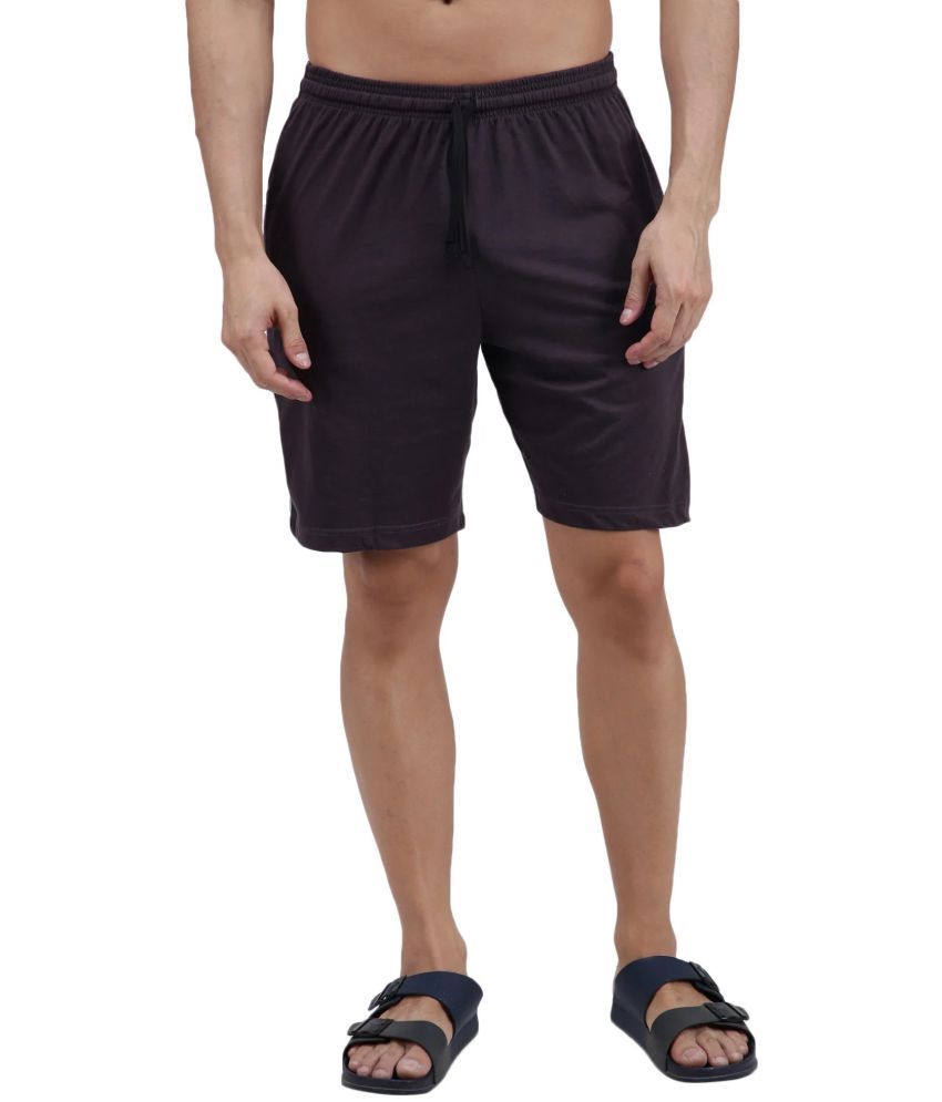     			Amul comfy Grey Cotton Men's Shorts ( Pack of 1 )