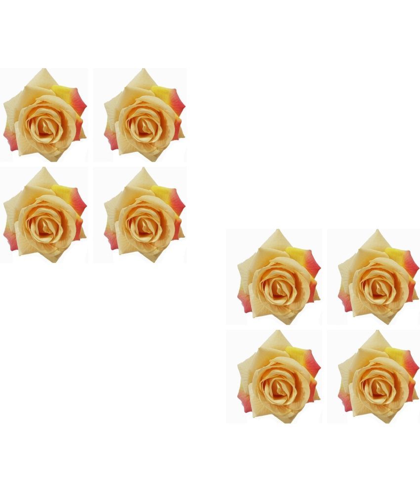     			Rhosyn Beige Women's Hair Clip ( Pack of 8 )