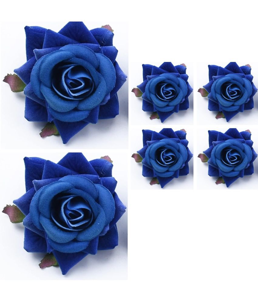     			Rhosyn Blue Women's Hair Clip ( Pack of 6 )