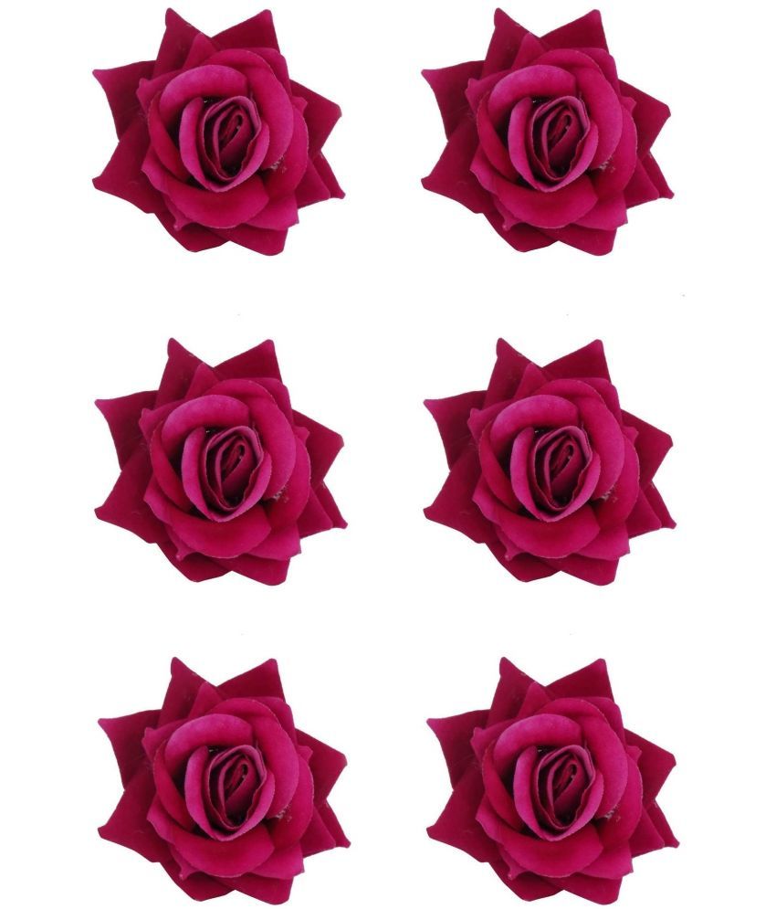     			Rhosyn Pink Women's Hair Clip ( Pack of 6 )