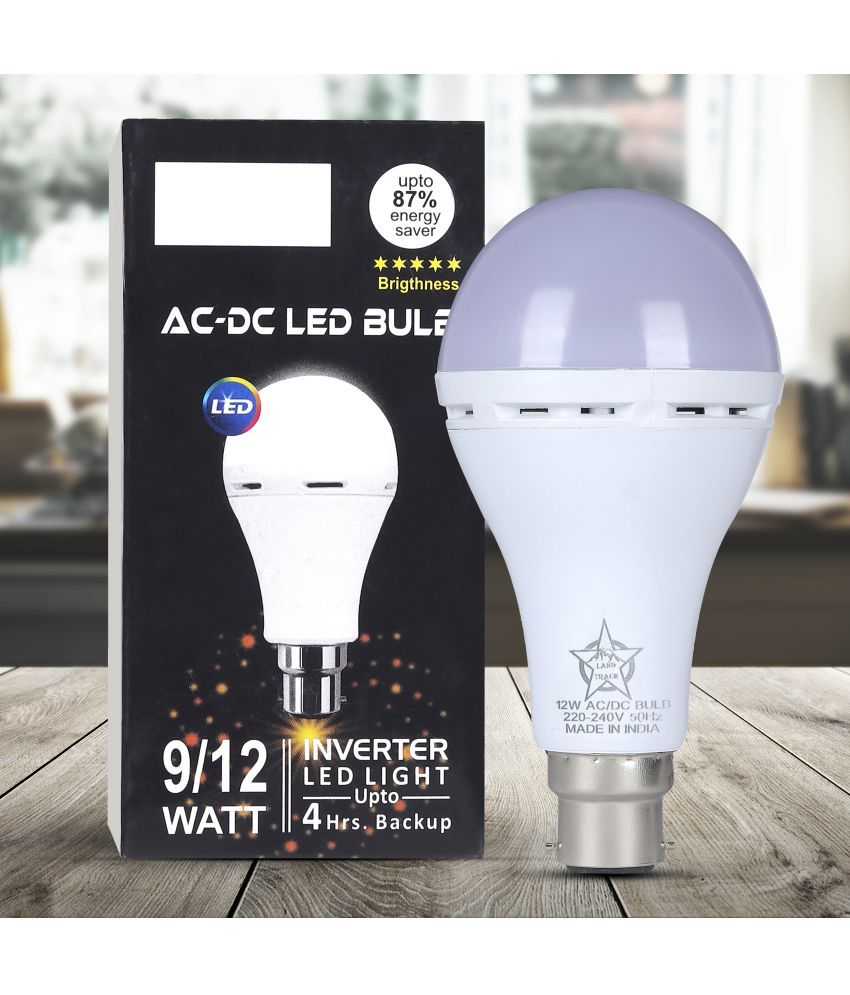     			SPARKWORLD 12W Natural White Inverter Bulb ( Single Pack )