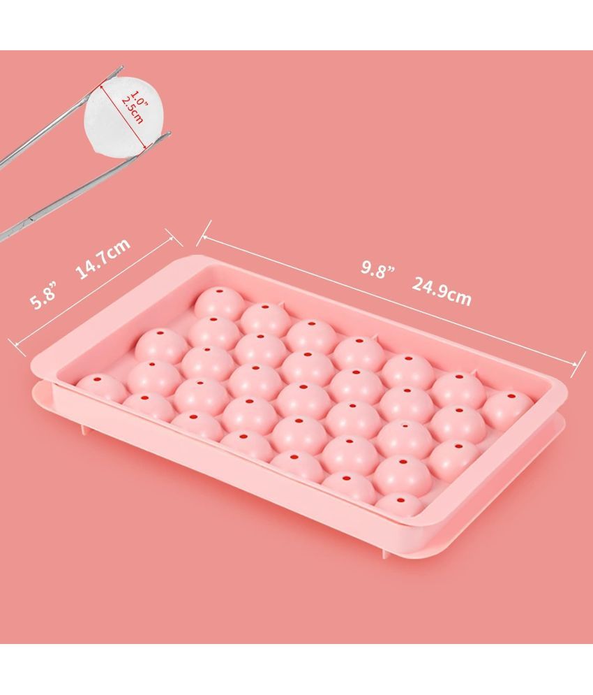     			Stysol Ice Tray  Pink 1 Pcs