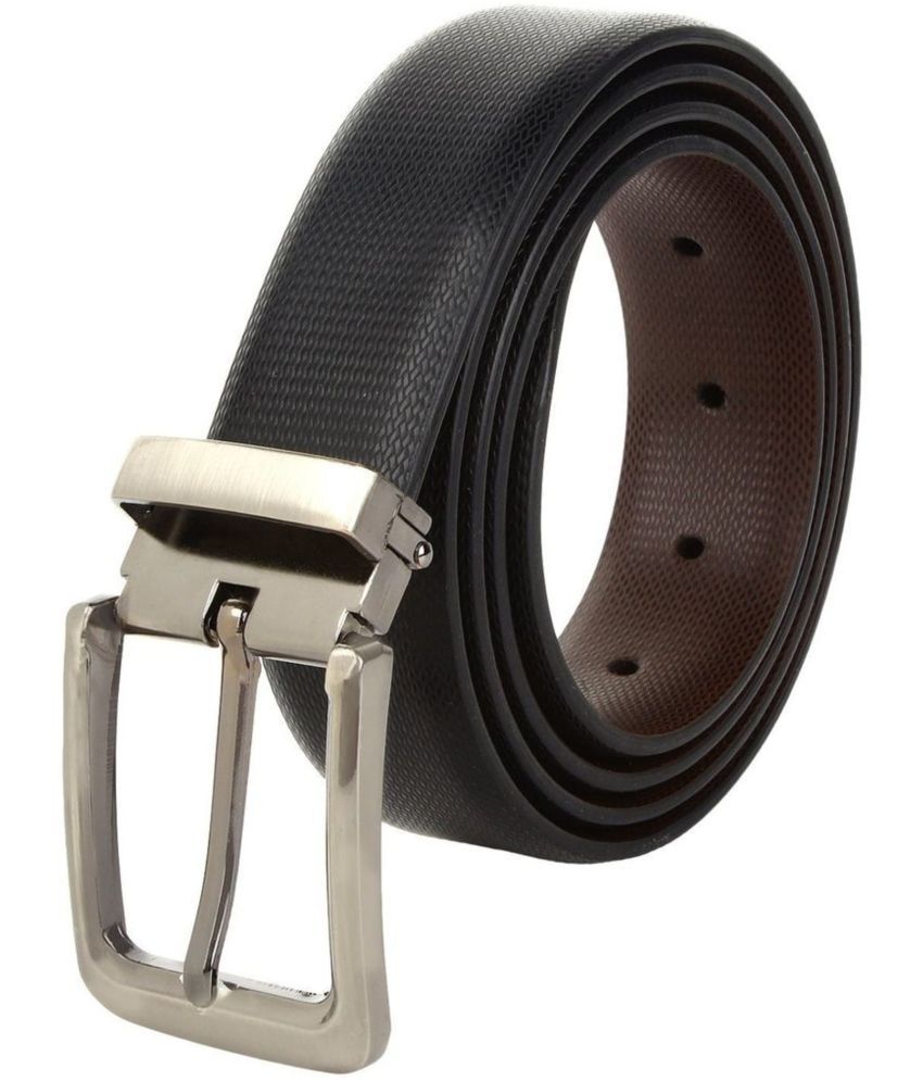     			Amicraft - Black PU Men's Casual Belt ( Pack of 1 )