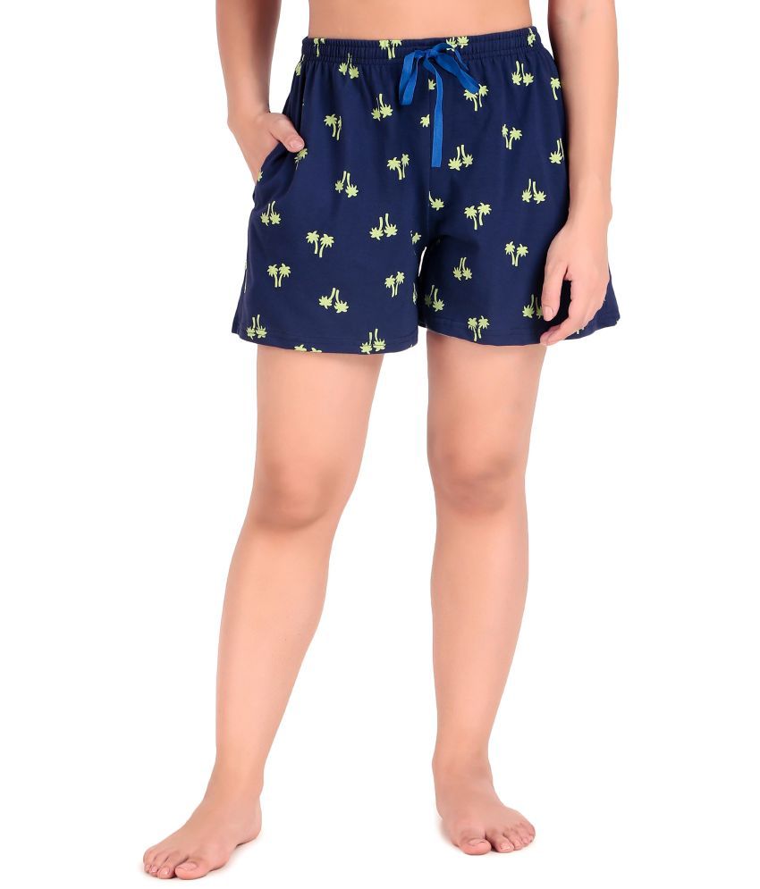     			CUSHEE Cotton Hot Pants - Navy Single