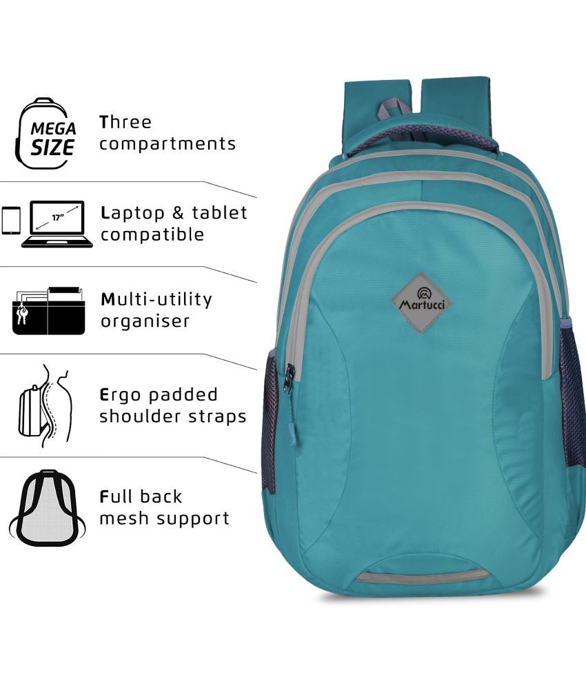     			Martucci 36 Ltrs Turquoise Laptop Bags