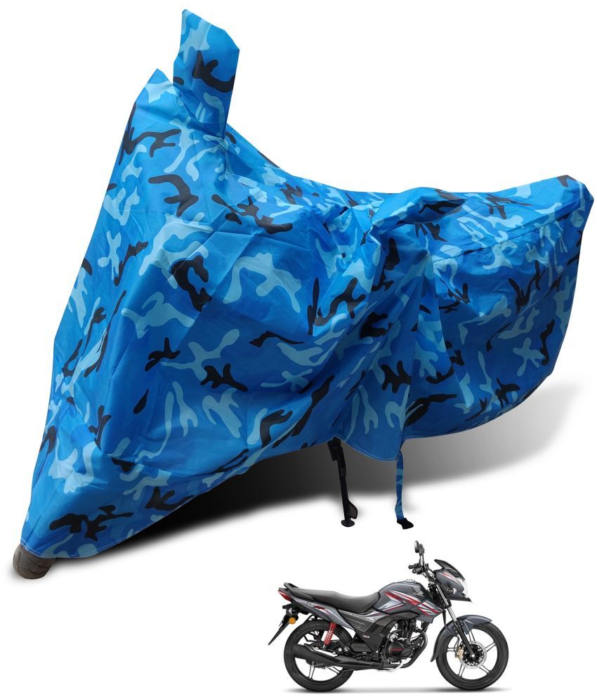     			Mockhe Bike Body Cover for Honda All Bike Models ( Pack of 1 ) , Blue