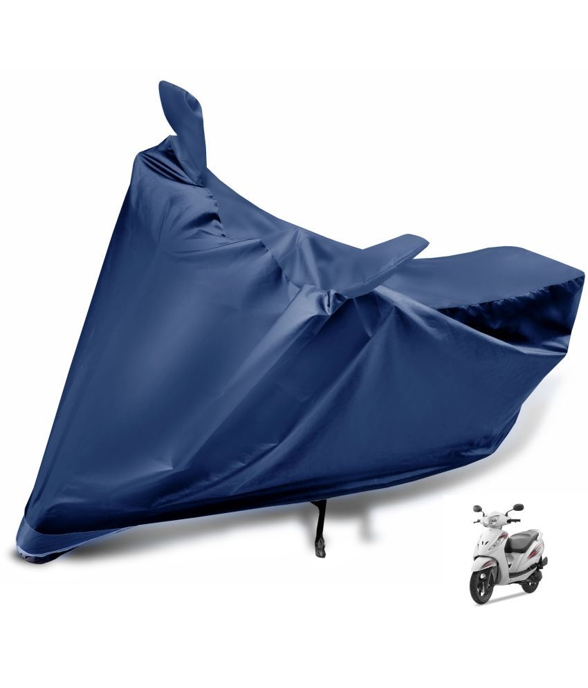     			Mockhe Bike Body Cover for TVS Wego ( Pack of 1 ) , Navy Blue