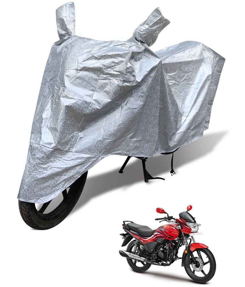     			Mockhe Bike Body Cover for Hero Passion X Pro ( Pack of 1 ) , Silver