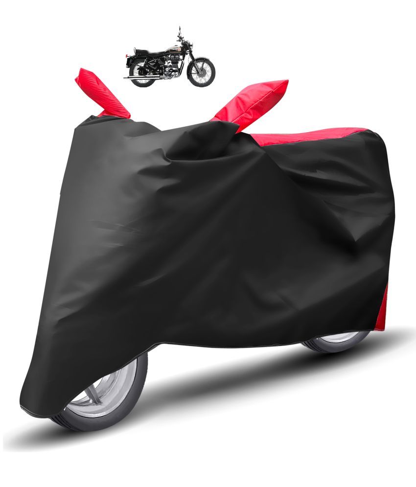     			Mockhe Bike Body Cover for Royal Enfield Bullet 350 ( Pack of 1 ) , Red