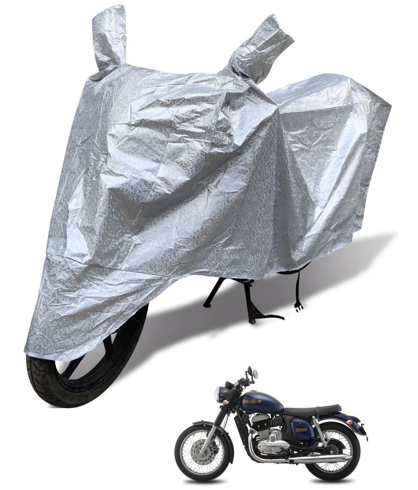     			Mockhe Bike Body Cover for All Brands All Bike Models ( Pack of 1 ) , Silver