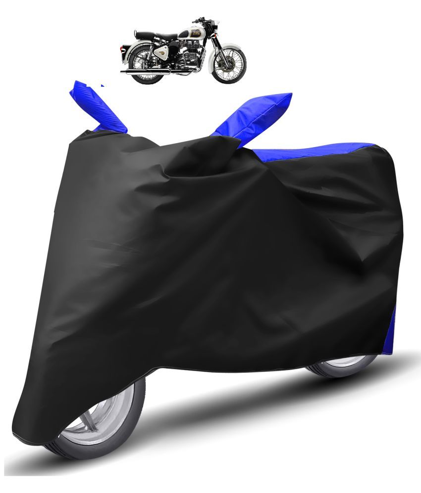     			Mockhe Bike Body Cover for Royal Enfield Classic 350 ( Pack of 1 ) , Navy Blue