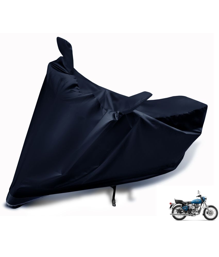     			Mockhe Bike Body Cover for Royal Enfield Bullet Electra ( Pack of 1 ) , Black