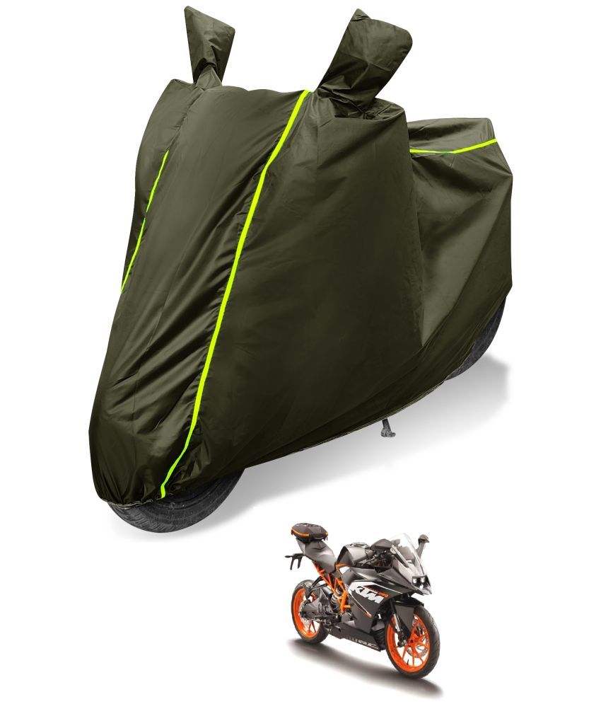     			Mockhe Bike Body Cover for KTM RC 200 ( Pack of 1 ) , Green