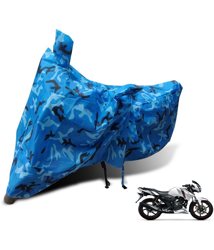     			Mockhe Bike Body Cover for TVS Apache RTR 160 ( Pack of 1 ) , Blue