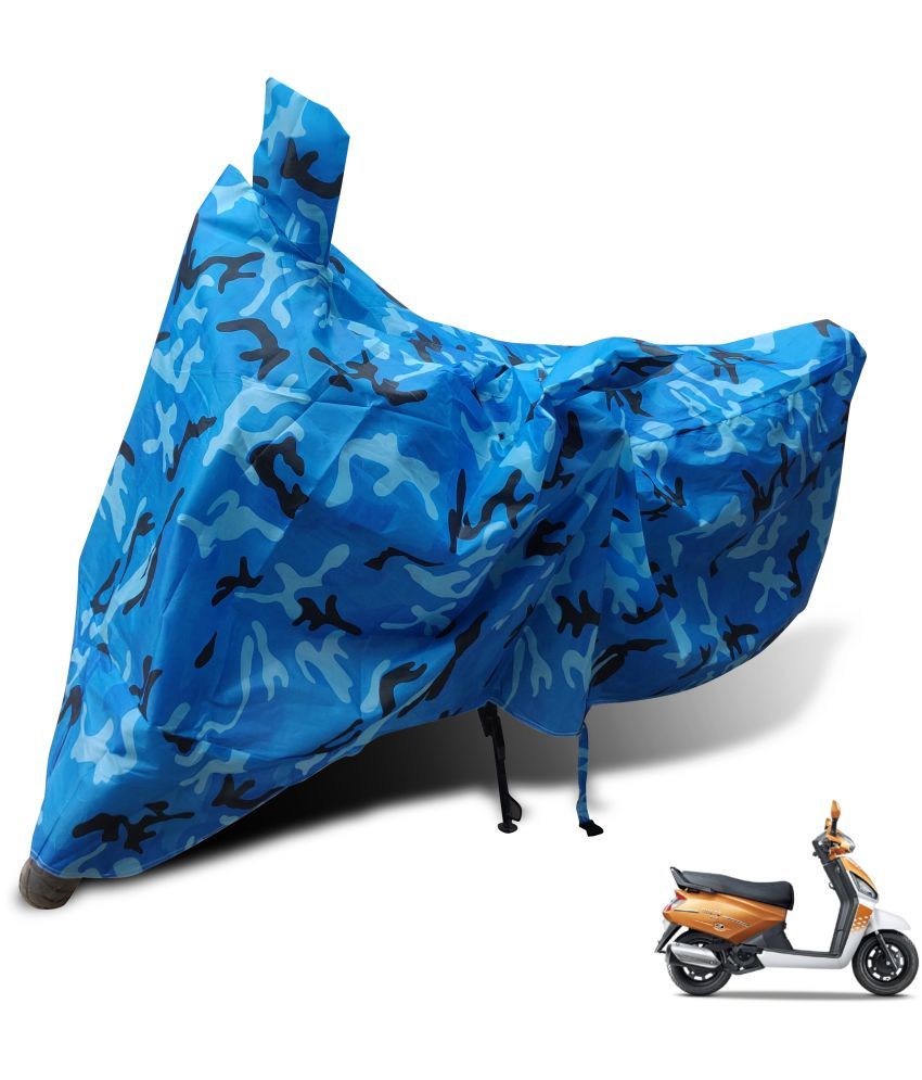     			Mockhe Bike Body Cover for Mahindra GUSTO ( Pack of 1 ) , Blue