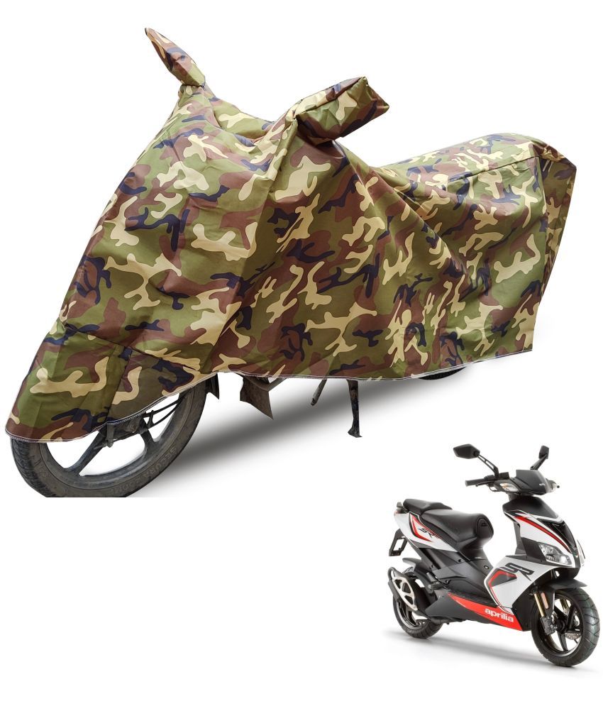     			Mockhe Bike Body Cover for Aprilia All Bike Models ( Pack of 1 ) , Camouflage