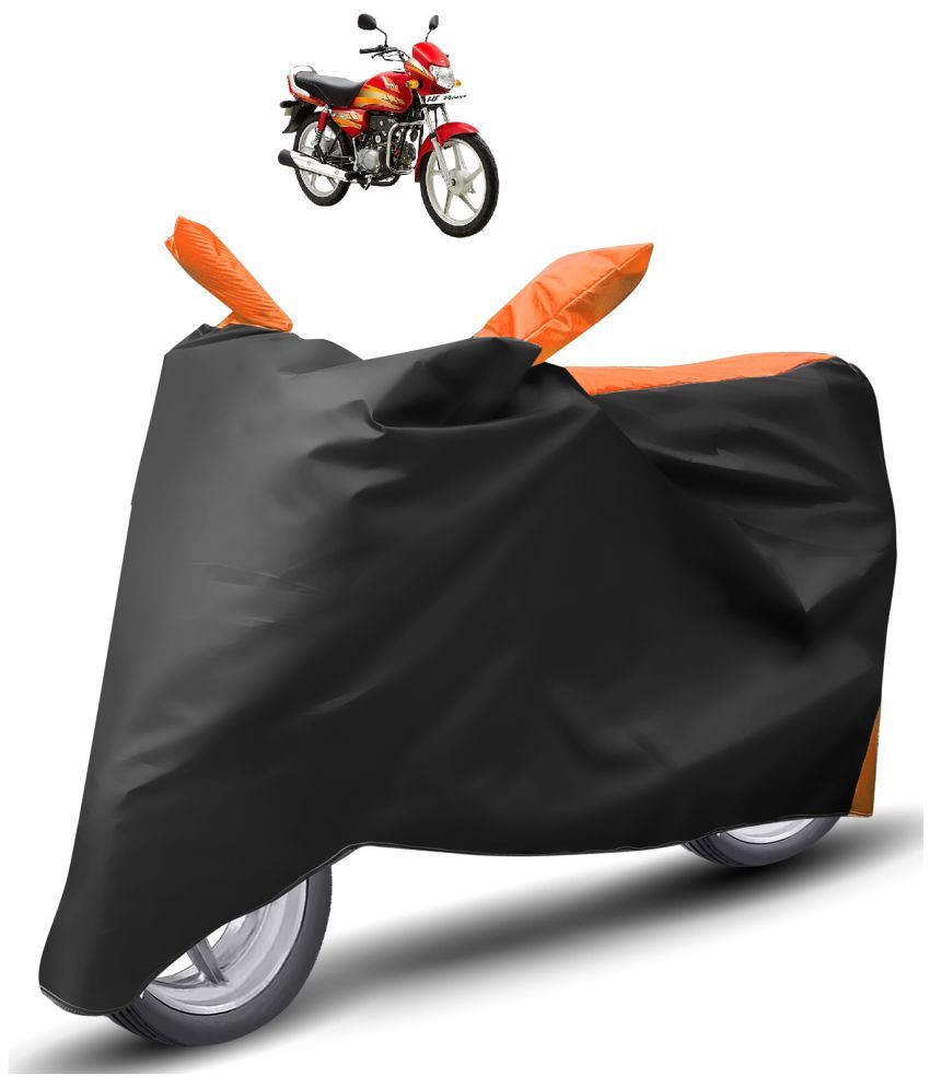     			Mockhe Bike Body Cover for Hero HF Deluxe ( Pack of 1 ) , Orange