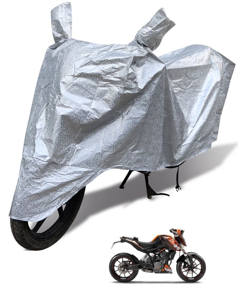     			Mockhe Bike Body Cover for KTM Duke 200 ( Pack of 1 ) , Silver