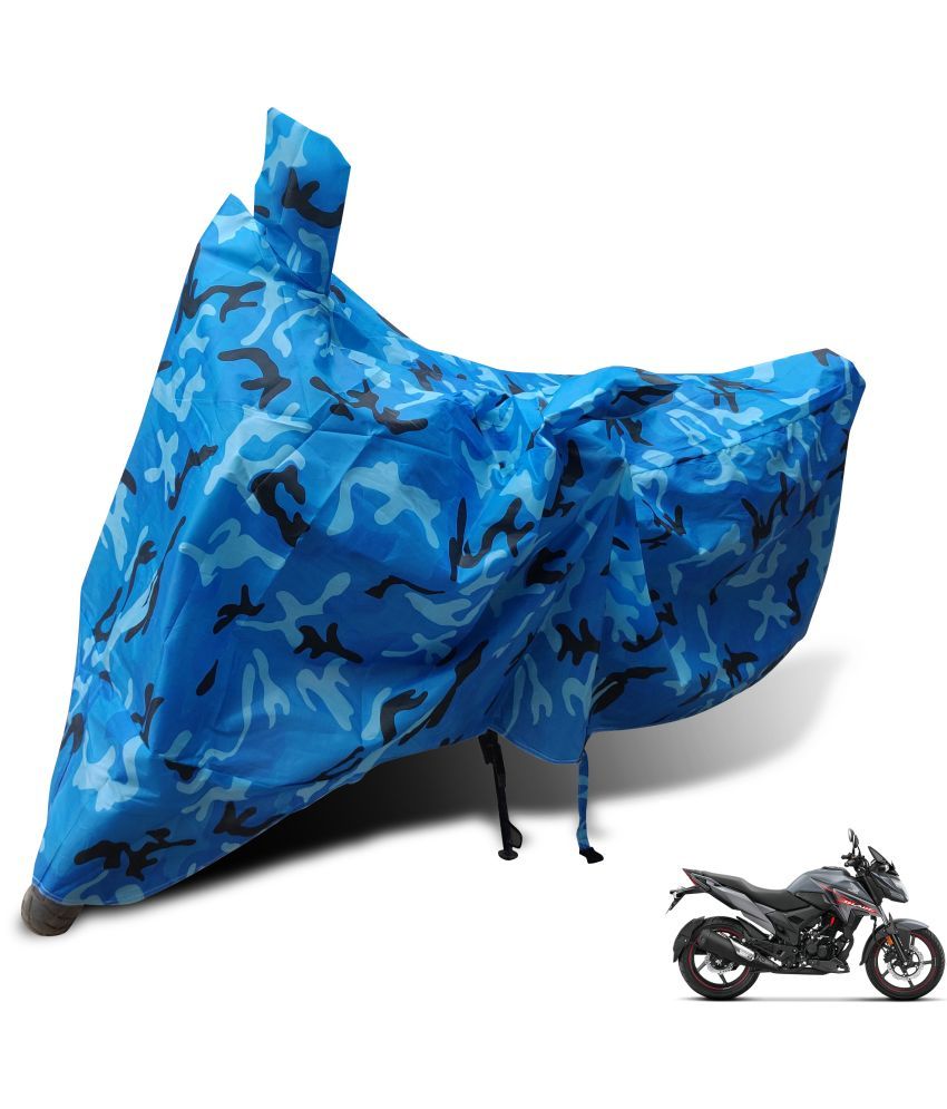     			Mockhe Bike Body Cover for Honda All Bike Models ( Pack of 1 ) , Blue