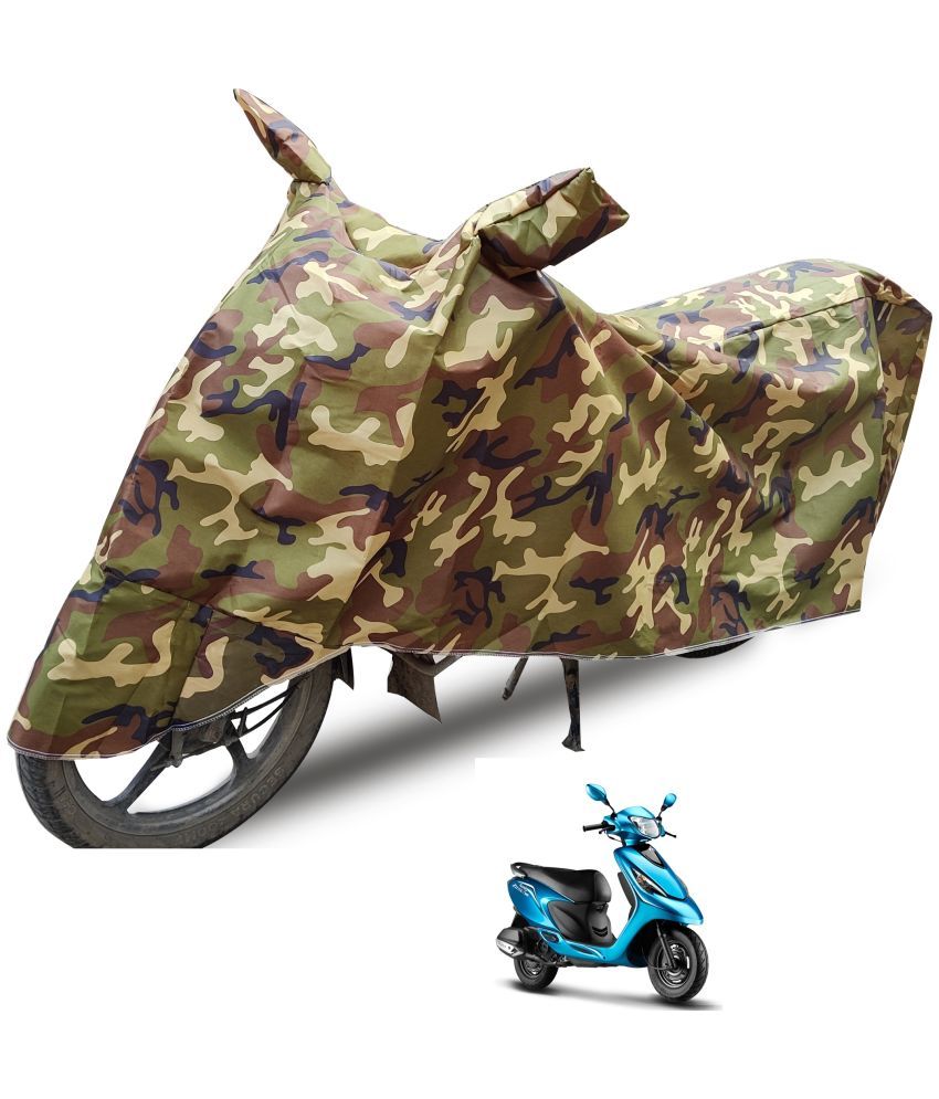     			Mockhe Bike Body Cover for TVS ZEST ( Pack of 1 ) , Camouflage