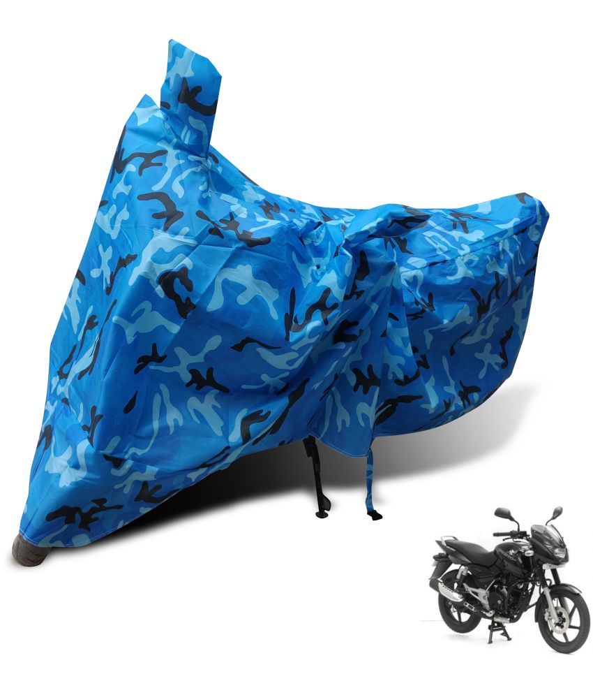     			Mockhe Bike Body Cover for Bajaj Pulsar 180 ( Pack of 1 ) , Blue