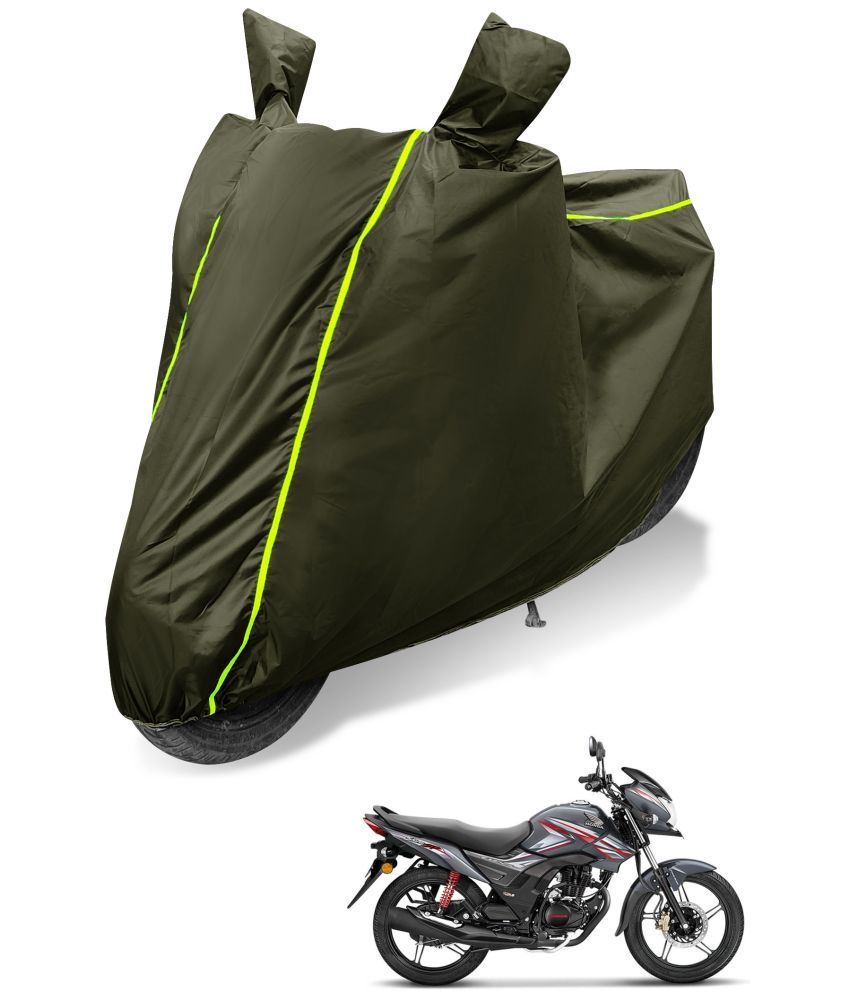     			Mockhe Bike Body Cover for Honda All Bike Models ( Pack of 1 ) , Green