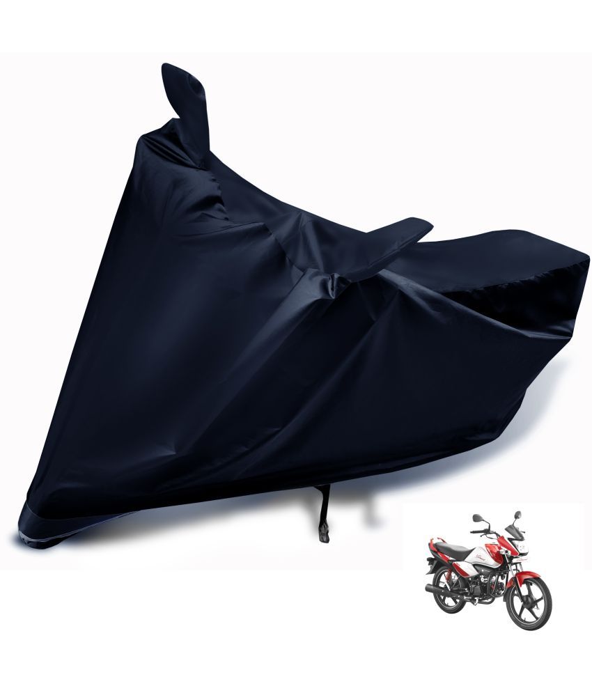     			Mockhe Bike Body Cover for Hero Splendor iSmart ( Pack of 1 ) , Black